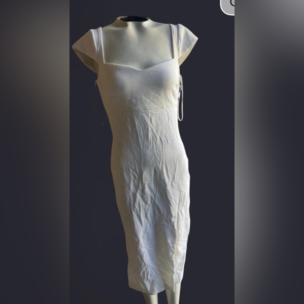 Likely White Cap Sleeve Midi. size 0